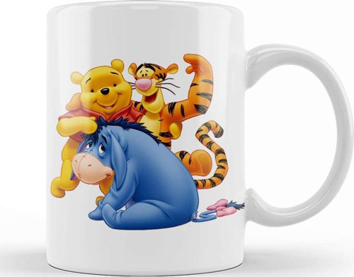 Winnie The Pooh Eeyore 010 Kupa Bardak Porselen
