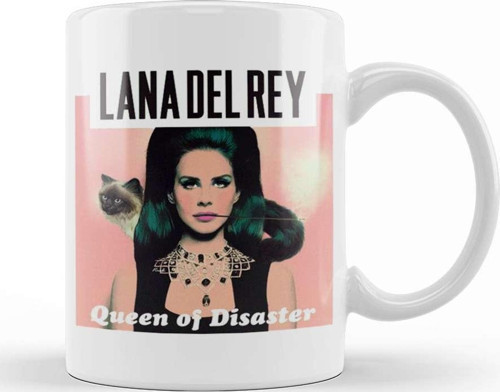 Lana Del Rey Queen Of Lana Kupa Bardak Porselen