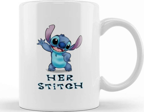 Lilo And Stitch Her Stitch Kupa Bardak Porselen