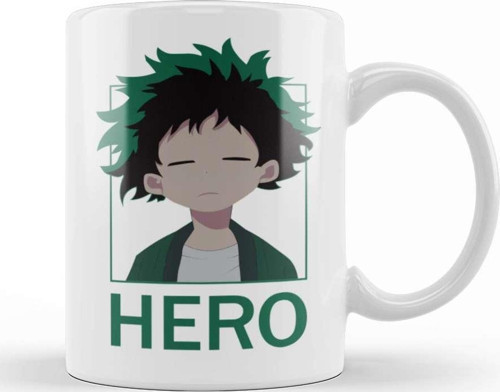 My Hero Academia Deku Hero Kupa Bardak Porselen
