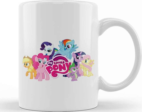 My Little Pony Birthday 01 Kupa Bardak Porselen