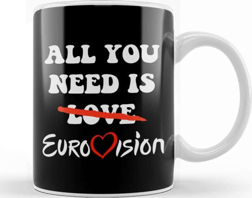 All You Need Is Eurovision Kupa Bardak Porselen