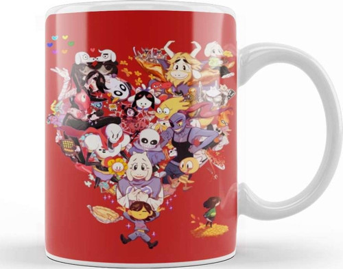 Undertale Friends Toby Fox Kupa Bardak Porselen