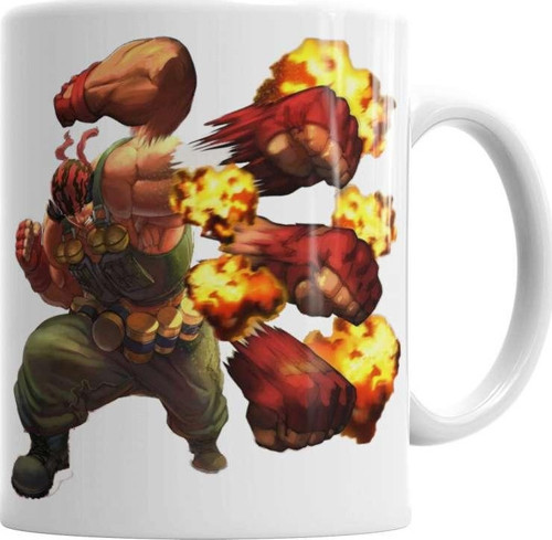 Ralf The King Of Fighters Kupa Bardak Porselen
