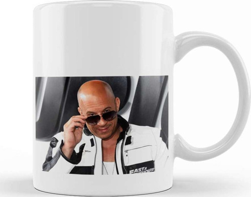Vin Diesel Julinho Da Van Kupa Bardak Porselen