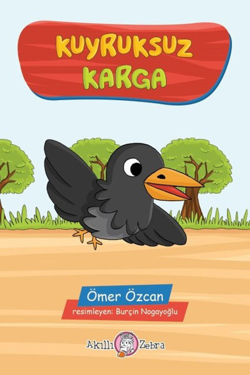 Akıllı Zebra Kuyruksuz Karga