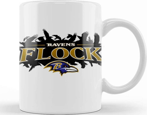 Baltimore Ravens 8 Bit 01 Kupa Bardak Porselen