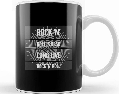 Long Live Rock N' Roll 06 Kupa Bardak Porselen