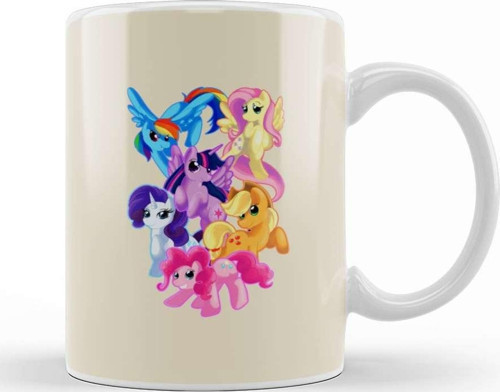 My Little Pony The Mane 6 Kupa Bardak Porselen