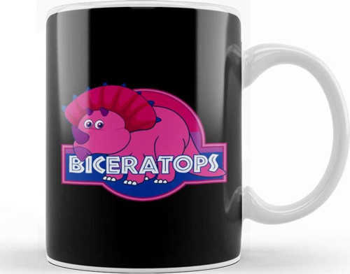 Biceratops Pride Dinosaur Kupa Bardak Porselen