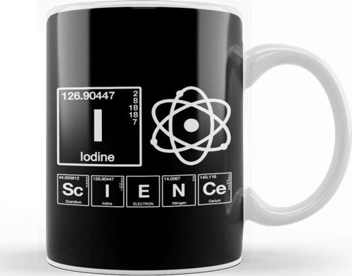 Element Of Loving Science Kupa Bardak Porselen