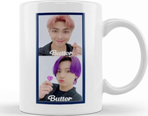 Pink Joon Bts Army Butter Kupa Bardak Porselen