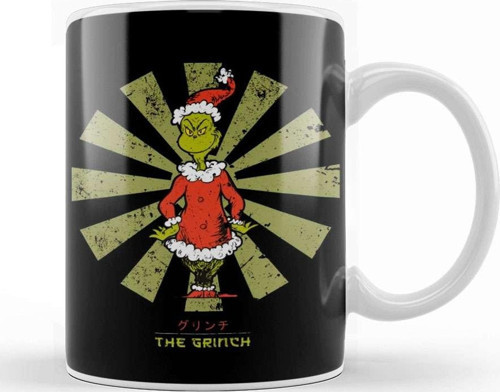 The Grinch Retro Japanese Kupa Bardak Porselen