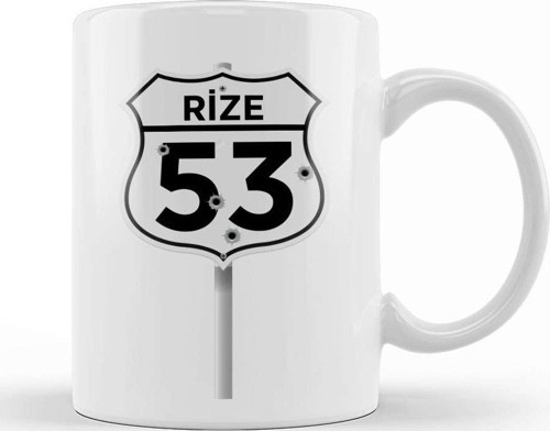 Karadeniz Sözleri Rize 53 Kupa Bardak Porselen