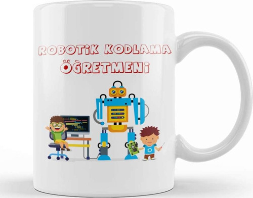 Robotik Kodlama Öğretmeni Kupa Bardak Porselen