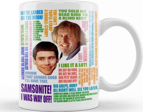 Dumb And Dumber Quotes 01 Kupa Bardak Porselen