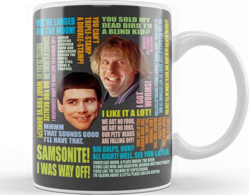 Dumb And Dumber Quotes 02 Kupa Bardak Porselen