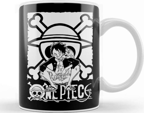 Straw Hat Peace One Piece Kupa Bardak Porselen