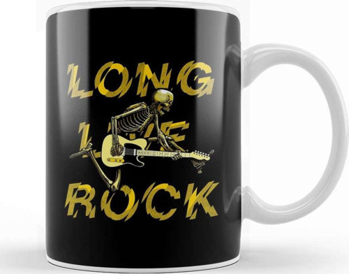 Long Live Rock N' Roll 02 Kupa Bardak Porselen