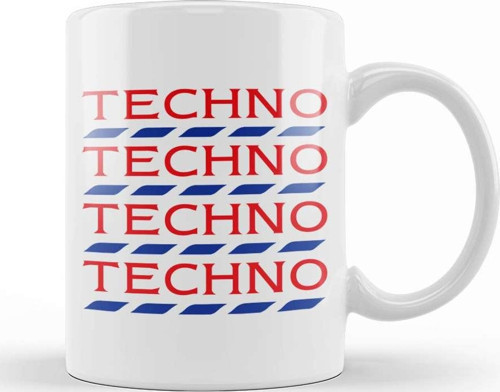 Disco Repeated Tesco Logo Kupa Bardak Porselen