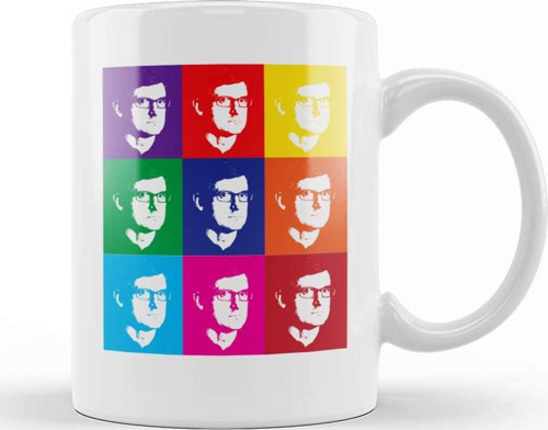 Louis Theroux Andy Warhol Kupa Bardak Porselen