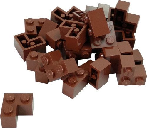 Creator Aksesuar Custom Brick Corner 2 X 2 Köşe Tuğla Kahverengi