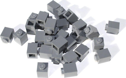Creator Aksesuar Custom Moc Brick 1 X 1 Koyu Gri Tuğla