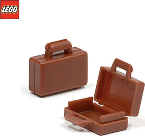 Custom Aksesuar Minifigür Çanta Bavul Kahverengi El Çantası