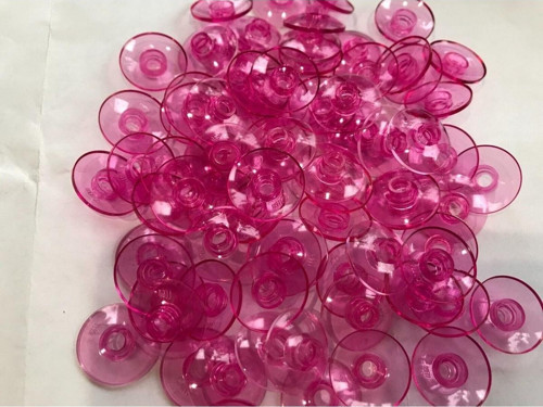 Aksesuar Moc Custom Dish 2 X 2 Radar Yuvarlak Şeffaf Pembe 6 Adet