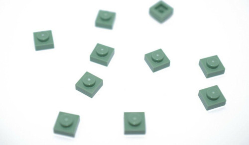Creator Moc Custom Aksesuar Plate 1 X 1 Düz Tuğla Sand Green