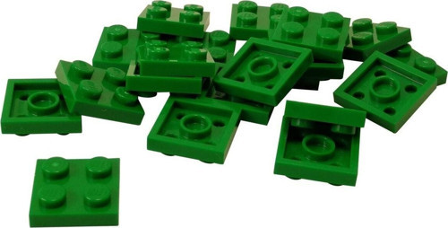 Creator Moc Custom Aksesuar Plate 2 X 2 Düz Tuğla Açık Yeşil