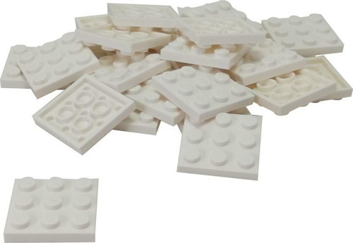 Creator Moc Custom Aksesuar Plate 3 X 3 Kare Düz Tuğla Beyaz