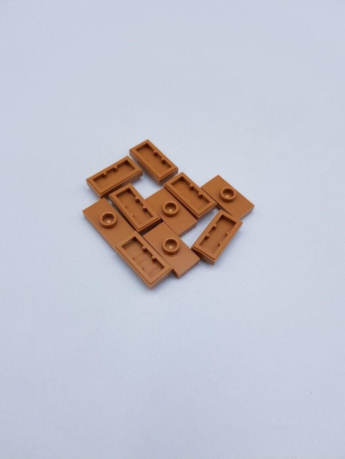 MOC Plate Modified 1 x 2 Jumper Açık Kahverengi Düz Fayans Tuğla