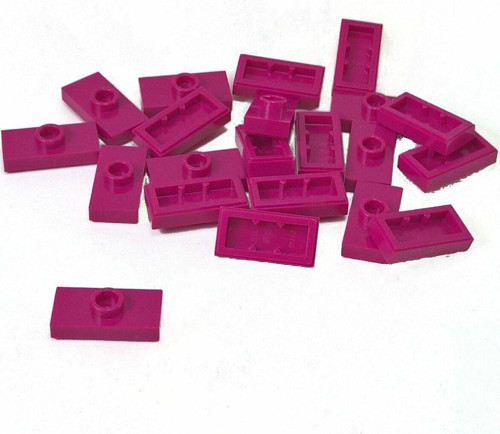 Moc Aksesuar Plate Modified 1 X 2 Jumper Mercan Düz Fayans Tuğla