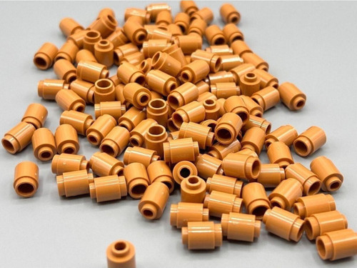 Creator Aksesuar Brick Round 1 X 1 Yuvarlak Tuğla Açık Kahverengi