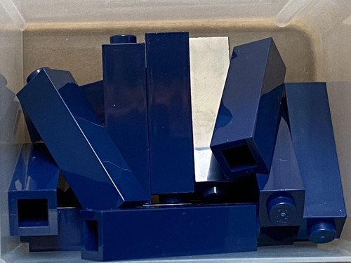 Creator Aksesuar Custom Moc Brick 1 X 1 X 3 Lacivert Tuğla