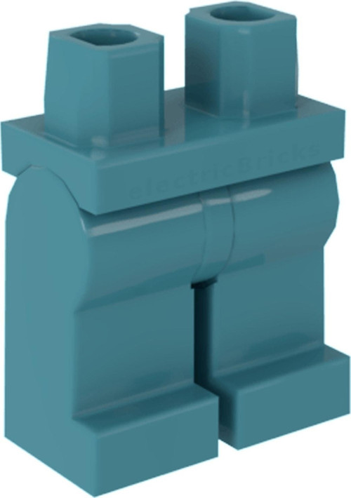 Aksesuar Custom Minifigür Minifigure Legs Bacak Tek Renk Turkuaz Pantolon 1 Adet