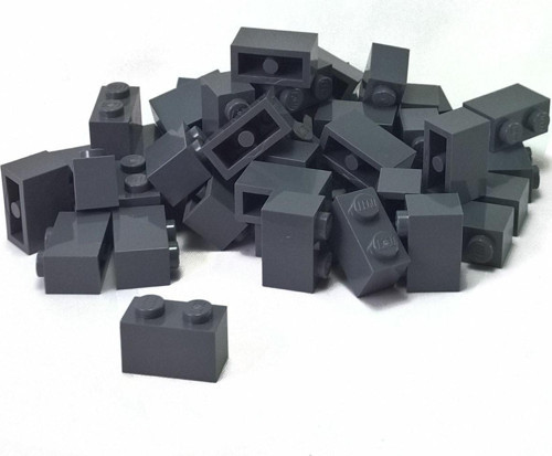 Creator Aksesuar Custom Moc Brick 1 X 2 Koyu Gri Tuğla