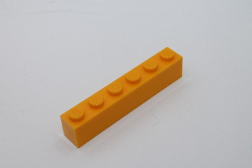 Creator Aksesuar Custom Moc Brick 1 X 6 Tuğla Açık Turuncu