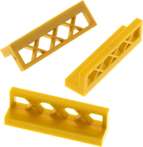 Aksesuar Custom Moc Fence 1 X 4 X 1 Altın Kısa Küçük Bahçe Çit