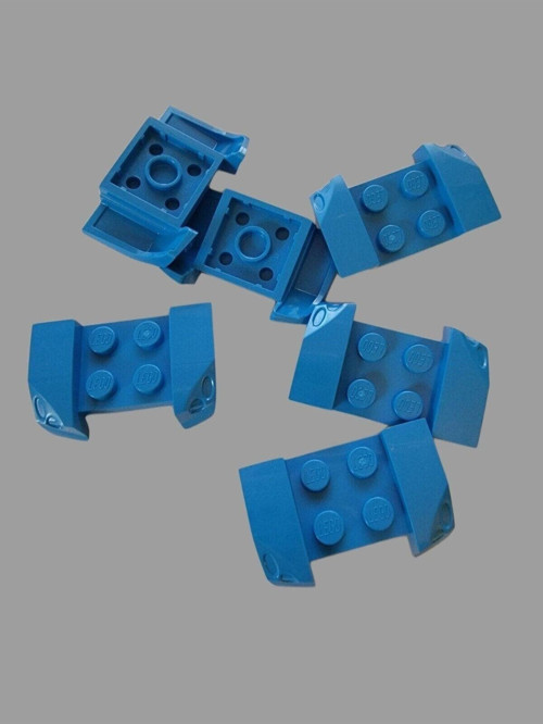 Aksesuar Custom Moc Mudguard 2 X 4 Otomobil Lacivert Çamurluk Işık