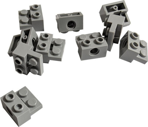 Aksesuar Custom Plate Wheel Modified 2 X 2 Gri Pin Tekerlek Bağlantı Parçası 4 Adet