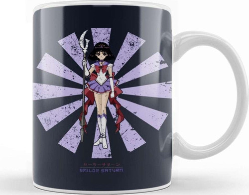 Sailor Moon Saturn Retro Japanese Kupa Bardak Porselen