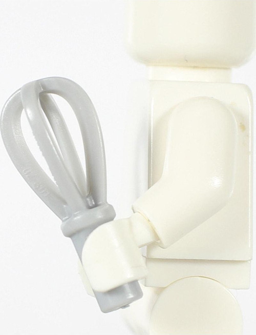 Aksesuar Moc Custom Minifigür Minifigure Açık Gri Whisk Çırpıcı