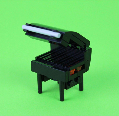 City Aksesuar Moc Custom Minifigür Şehir Modular Building Bina Barbekü Mangal