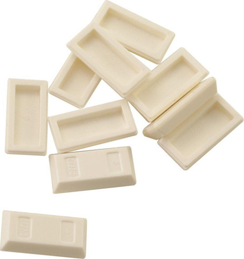 Aksesuar Moc Custom Minifigür Minifigure Ingot Altın Külçe Beyaz