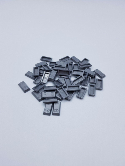 Aksesuar Moc Custom Minifigür Minifigure Ingot Altın Külçe Gümüş