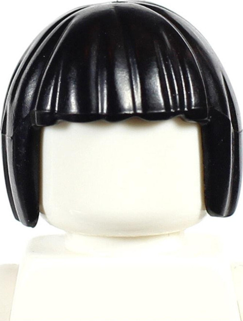 Aksesuar Moc Minifigür Minifigure Siyah Küt Kahküllü Kadın Saç