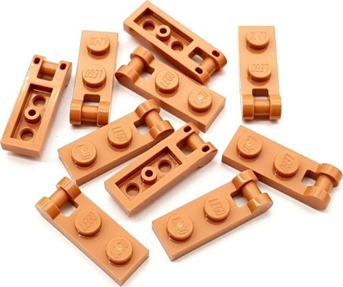 Custom Aksesuar Plate Modified 1 X 2 Bar Açık Kahverengi Düz Tuğla