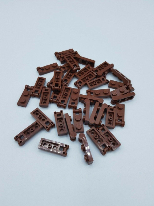 Custom Moc Aksesuar Plate Modified 1 X 2 Bar Kahverengi Düz Tuğla